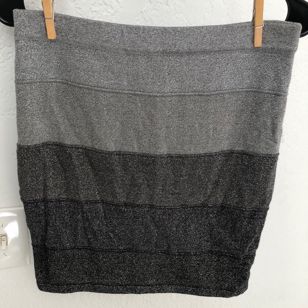 Charlotte Russe Metallic skirt